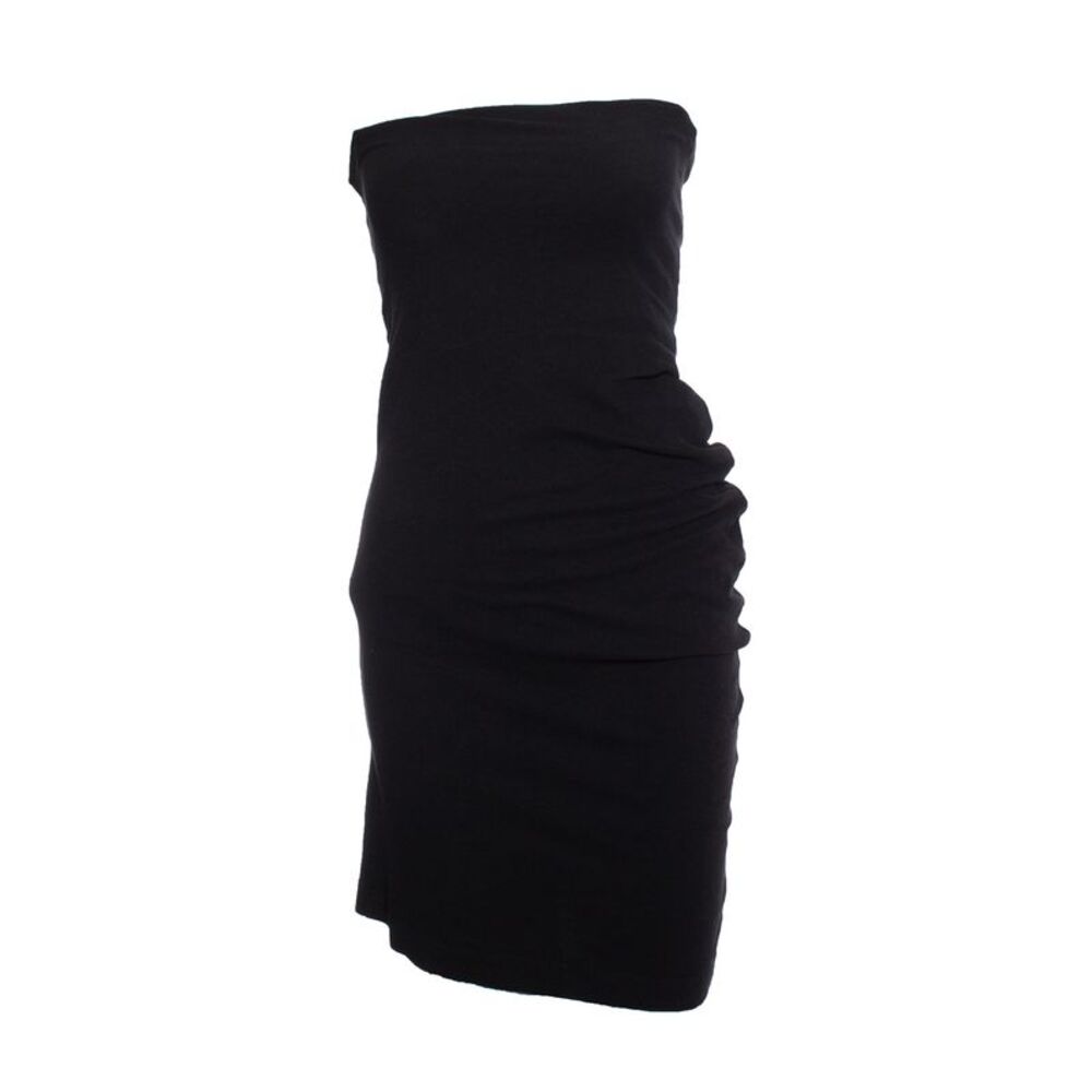 Comme Des garçons asymmetric strapless dress.